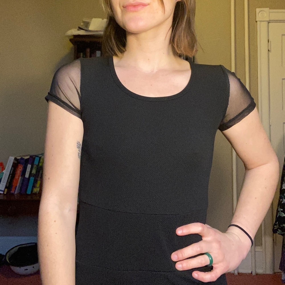 Simple black dress